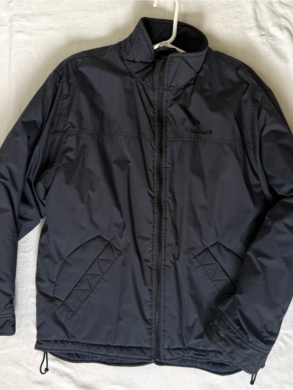 Timberland Men’s Charcoal Fleece-Lined Jacket Size S - Picture 7 of 10